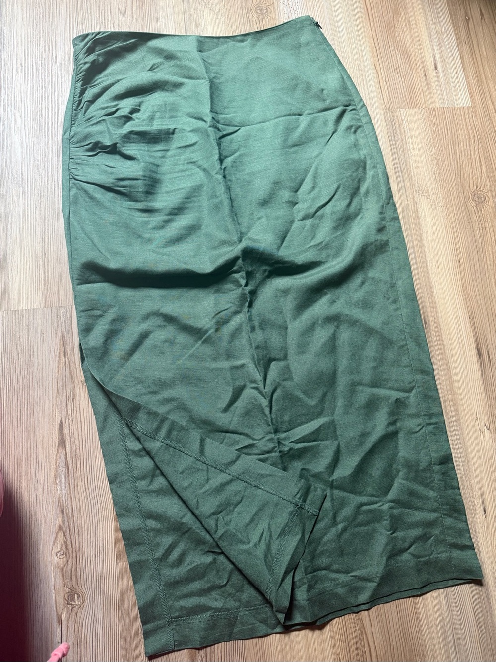 Set strapless top and a skirt LOFT Olive Green Maxi Skirt - Picture 8 of 8